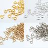 10Pcs Pure Copper Plated O Spring Clasps Round End Connectors For DIY Bracelet Jewelry Making Accessories
