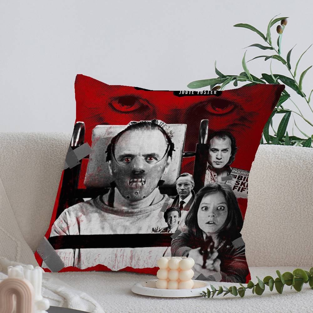 Classic Movie The Silence Of The Lambs Personalized Pillow Cover Kids Bedroom Wild Party Decor Pillowcase Birthday Shower Gift