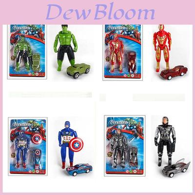 Captain America Man Miniature Cars Toy Set Gift