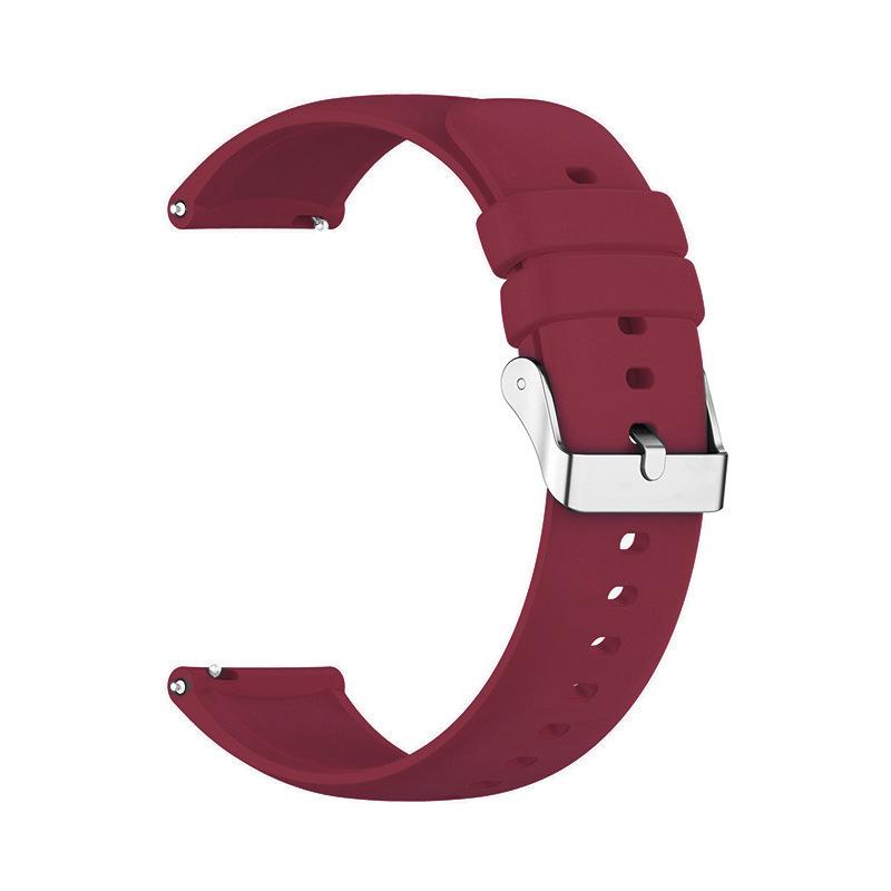 Hot Sell 20MM 22MM Silicone Watch Strap 20/22mm Universal Watchband Wristwatch Band for P22 Smartwatch &Other Watches Bracelet 20mm