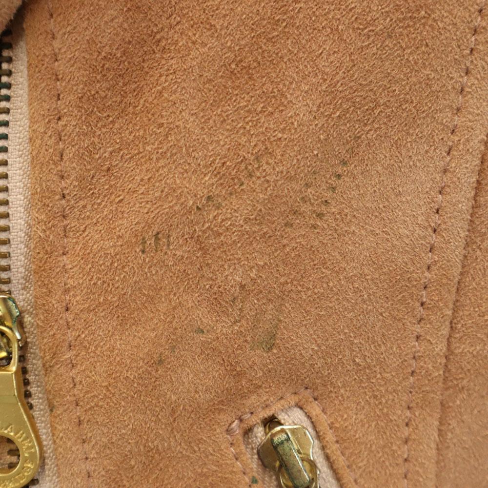 BLUE LABEL CRESTBRIDGE Suede Leather Riders Jacket 38 Beige Brown Women Used