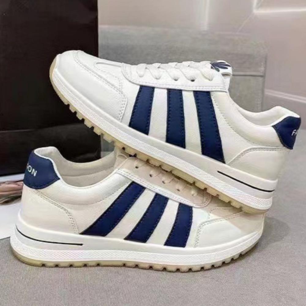 Модные маленькие белые туфли Удобная спортивная обувь на плоской подошве Дышащие — фото 12