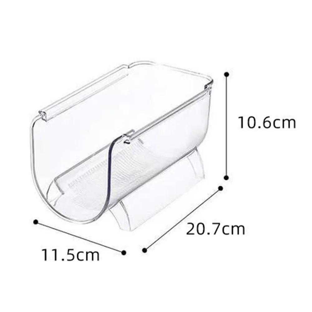 ABS Transparent Storage Rack for Wine Bottles Cups and Drinkware Stackable Enclosed Design for Space Efficient Home Organization