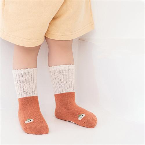 Lawadka Newborn Baby Girls Boys Socks Non Slip Cotton Print Kids Socks For Boys Girls Casual Infant Toddler Floor Sock 0-5Years