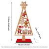 Multicolor Christmas Decoration Xmas Tree Shape Tabletop Ornament  Holiday Decoration
