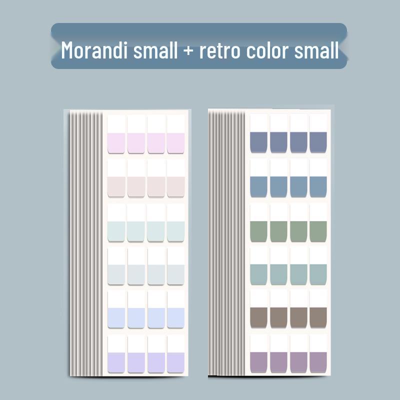 Colorful Transparent Writable Index Tabs and Memo Stickers for Students