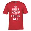 Funny Adult Joke Keep Calm And Do Fk All Tshirt