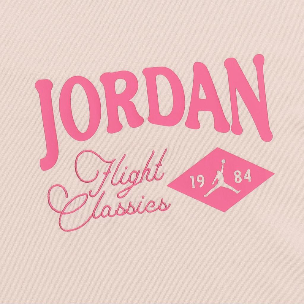 Jordan Regular T Shirt Women's Legendary Light Brown/Vibrant Pink FN5724-203