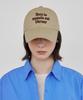 Bajal Tmv Lettering Ball Cap [Twill Beige]