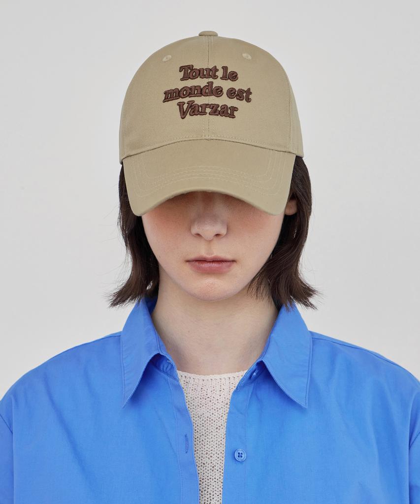 Bajal Tmv Lettering Ball Cap [Twill Beige]