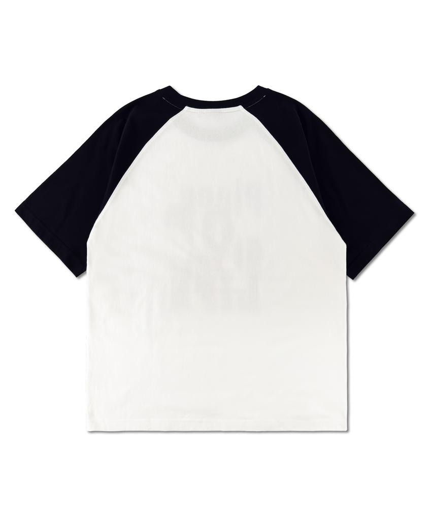 BUNKERBUSTER Fade Typo Raglan Short Sleeve Tee Mq2Tu257_Black