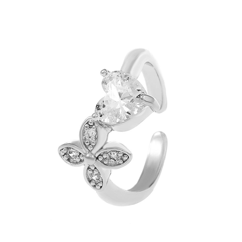 High-End Cross-Border Fashion Bow Ring for Women - European & American Style Open Index Finger Accessory