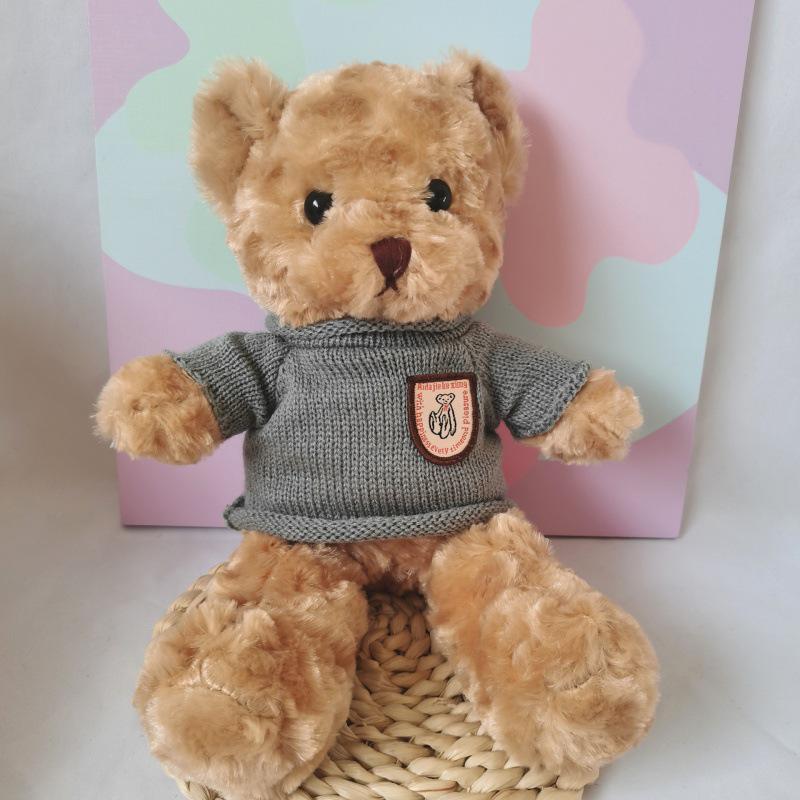 Cute Plush Panda Teddy Bear Doll In Clothes - Small Children's Gift Toy