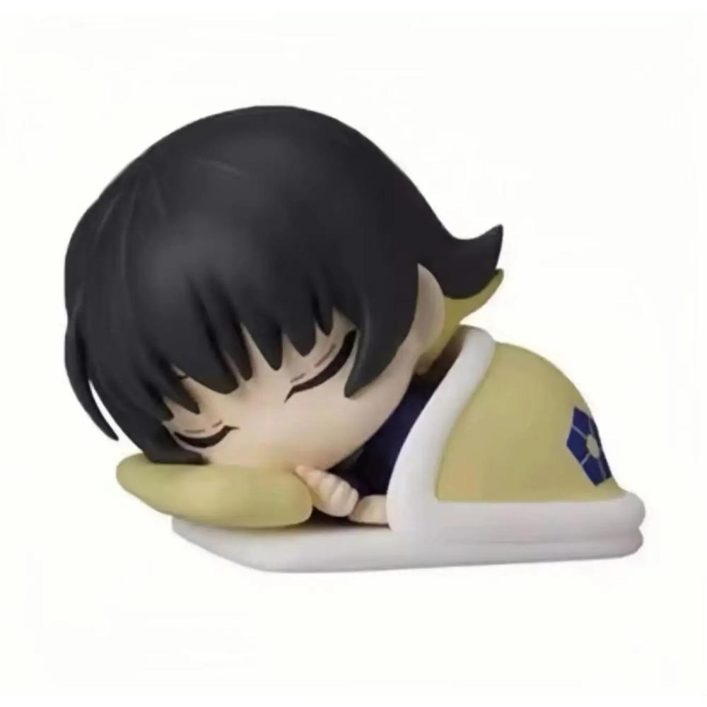 BLUE LOCK Action Figure Sleep Gacha Cute Cartoon Ornament Isagi Yoichi Chigiri Hyoma Nagi Seishiro Rin Itoshi Model Toy