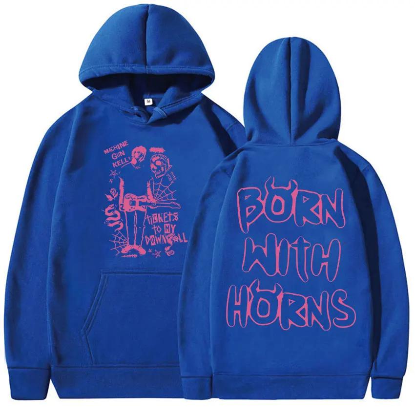 Rapper MGK Machine Gun Kelly Tour 2025 Album Merch Kapuzenpullover Herren Damen Retro Ästhetik Sweatshirt Mode Hohe Qualität Fleece Kapuzenpullover