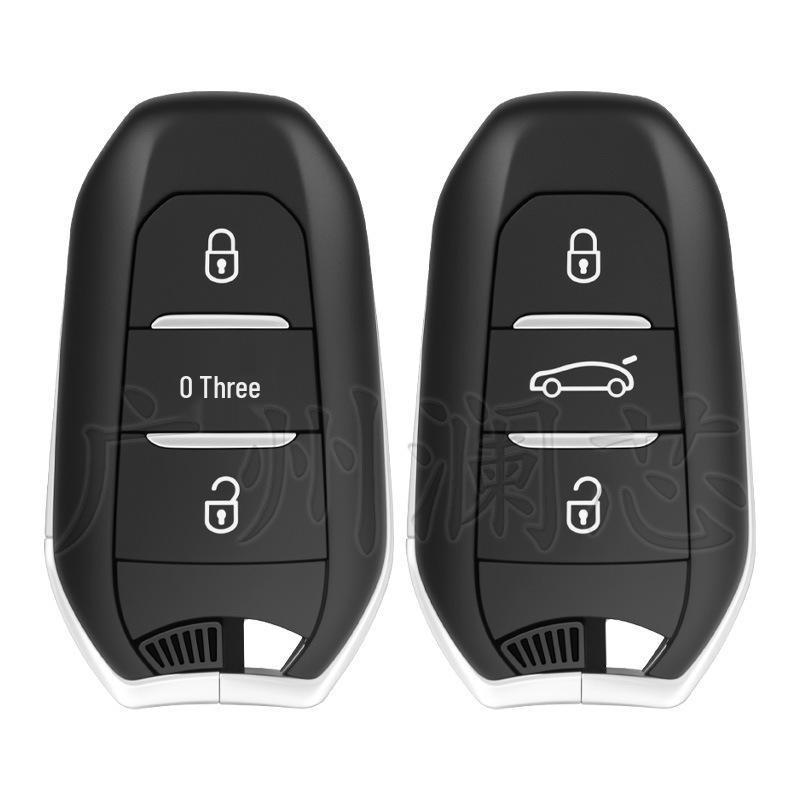 Compatible for Peugeot Citroen DS 3-Button Smart Key 433MHz 4A/46 Chip VA2/HU83 Remote