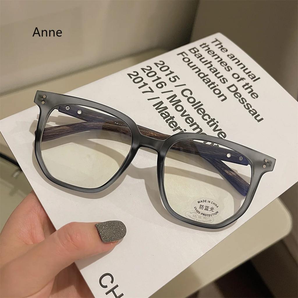 Vintage Oversized Myopia Glasses Women Men Ladies Fashion Anti-blue Near Sight Eyewear Optical Spectacle Eyeglasses 0 To-4.0