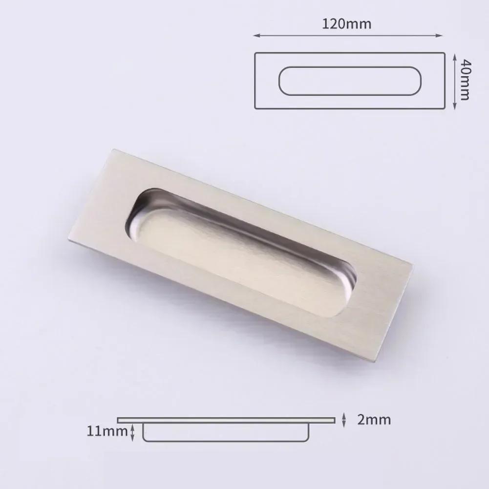 Χερούλι Συρόμενης Πόρτας Ενσωματωμένο Κρυφό Πόμολο Πόρτας Ανοξείδωτο Χερούλι Συρταριού Ντουλαπιού Κούμπωμα Κουζίνας Συρόμενη Πόρτα Τράβηγμα