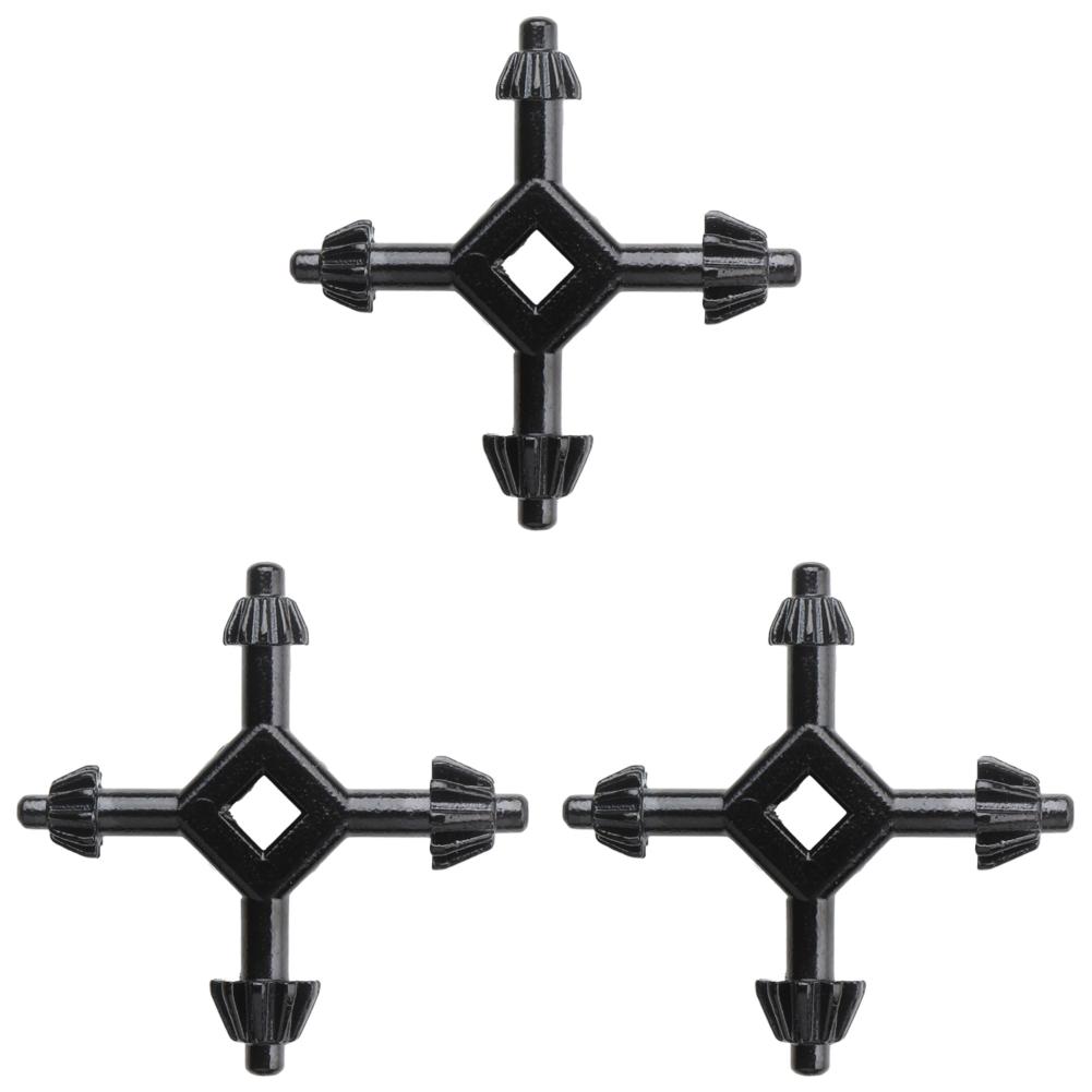 3-1PCS 4 In 1 Multi-function Universal Chuck Key Drill Drilling Holder Spanner Ratchet Socket Ring Combination Grip Star Wrench