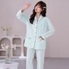 Cotton Postpartum Clothing Four Seasons Type A Breastfeeding Sleepwear Outerwear Home Clothes Pregnant Women's Set