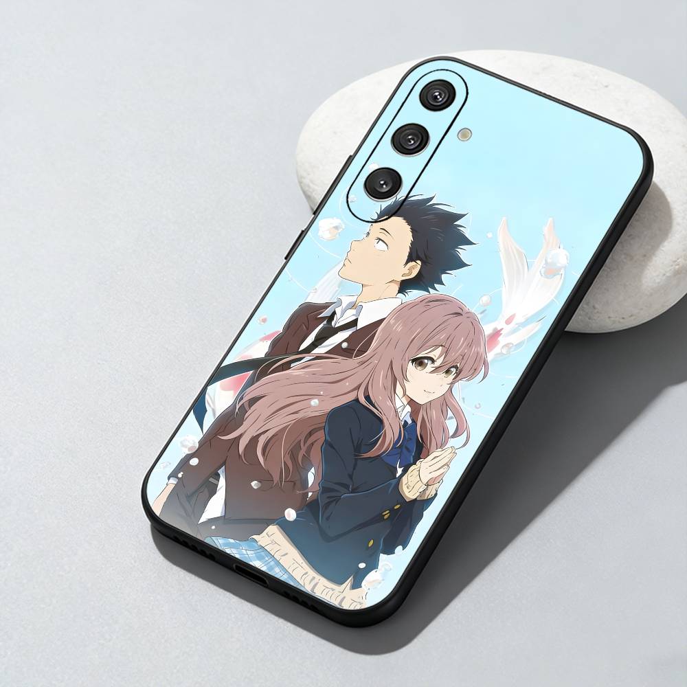 

A S-Silent V-Voice Printed For Couple Phone Case For Samsung Galaxy A73,A72,A71,A70,A52,A51 Others Soft Black Cover Samsung a32 5g