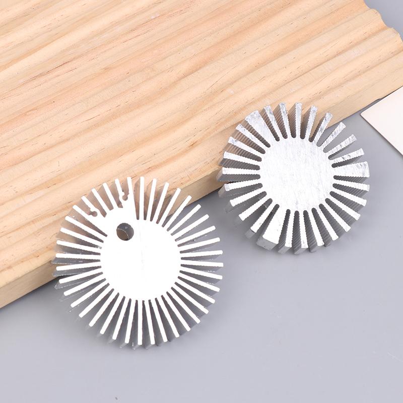 Cob Radiator Diameter 25/37.5/40/48/50/53/60/65/67Mm High Power Led Heatsink Sunflower Solid Radiator Round Alloy Aluminum