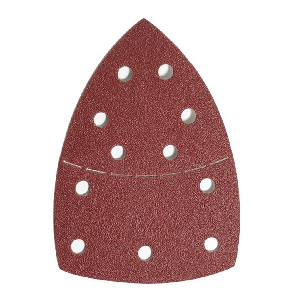 Abrasive Sandpaper Triangle Sandpaper Hole Self Adhesive Sander Hook Loop Sandpaper Disc Grinding Tool for Polishing 5x