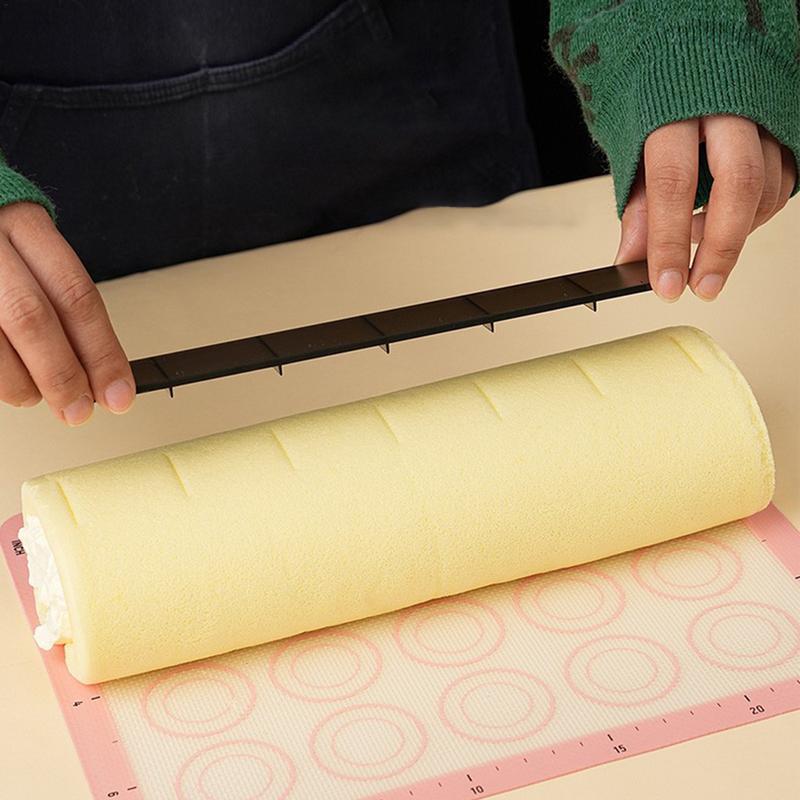 Pastry Cake Thickness Measure Ruler Cake Roll Ruler Uniform Division Molds Baking Ruler Auxiliaries Tool Home Kitchen