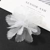 10Pcs 3D Flower Organza Lace Patches Applique For Bridal Wedding Dress Home Gradient Lace Trim Sewing Accessories Room Decora