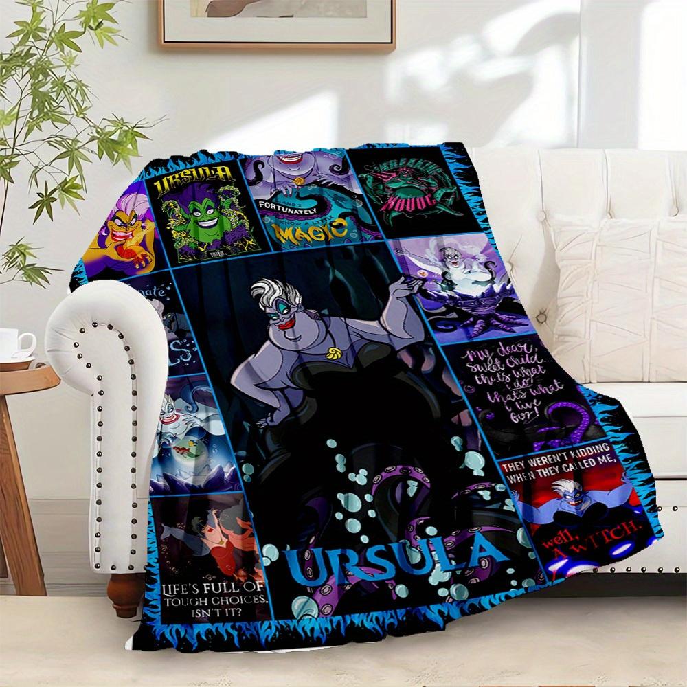 

1pc Velvet Ursula Villains Poster Print - Perfect for Bedding Throw Blanket, Couch 75x90cm