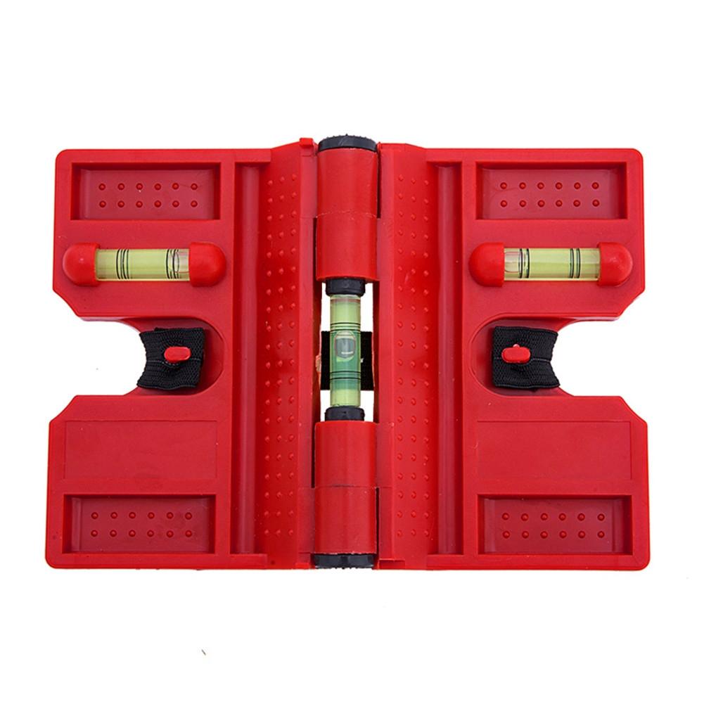 Fence Level Meter Post Magnetic Plastic Red Vertical