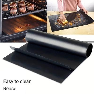 2/4 st non-stick ugnsfodral Stort kraftigt ugnsskydd Återanvändbart värmebeständigt spisskydd för elektrisk gasbrödrost mikrovågsugn