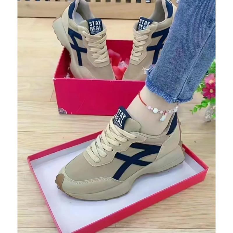 

Customizable Women Sneakers Casual Woman Lace Up Sport Shoes Green Platform Shoes Leisure Light Anti Slip Running Shoe 42EU/CN43 хакі