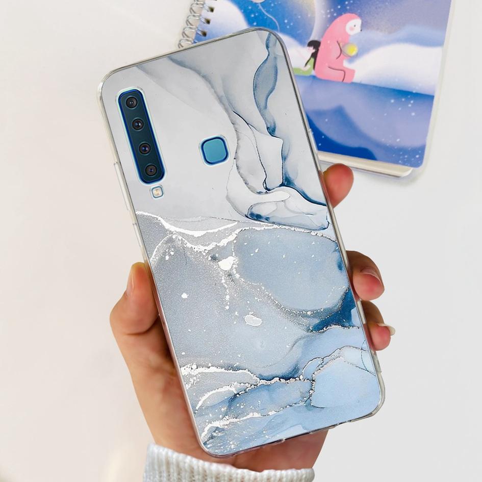 For Samsung Galaxy A9 2018 Case A920 SM-A920F Silicone Cover Popular Flower Clear TPU Soft Phone Case For Samsung A9 2018 Bumper