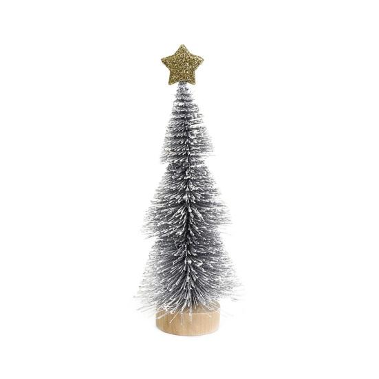 Mini Christmas Tree Decoration Small Desktop Ornament Reusable Holiday Essential Festive Party Atmosphere Enhancer