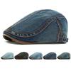 HT4672 Baret Nieuw Lente Zomer Herfst Denim Hoed Petten voor Mannen Vrouwen Kunstenaar Schilder Baret Hoed Verstelbare Ivy Platte Pet Baretten