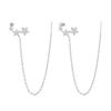 Elegant Star Chain Tassel Earrings for Women - Luxurious, Versatile, and Fashionable Niche Accessories