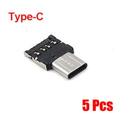1/5PCS Universal Type-C Micro USB to USB 2.0 OTG Adapter Connector for Cell Smartphone USB2.0 Type C Micro USB OTG Cable Adapter