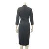 GRAXIA Cabaret Midi Perfect for Hostess Size Small Dress, Dress, High-Waisted, Hostesses, Clubs, Lounges, 3/4 Sleeves, Cutouts, Elastic, Knee-Length,
