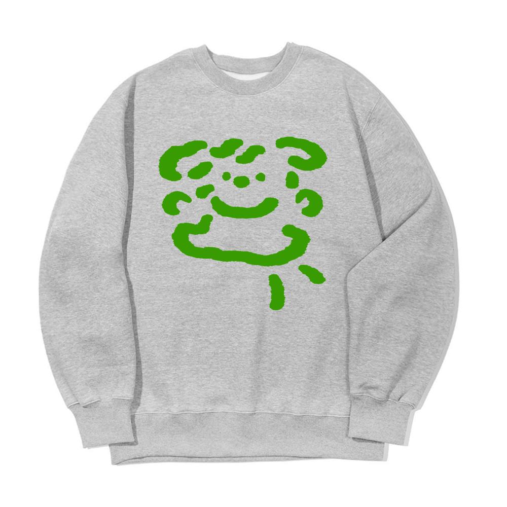AWESOMEUS Jumping Green Puppy Sweat Shirts_3 Color
