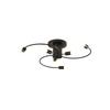 Black White Gold Ceiling Light Soft Six Heads Nordic Ceiling Light E27 Bulb Base Energy Saving LED Ceiling Light Kitchen
