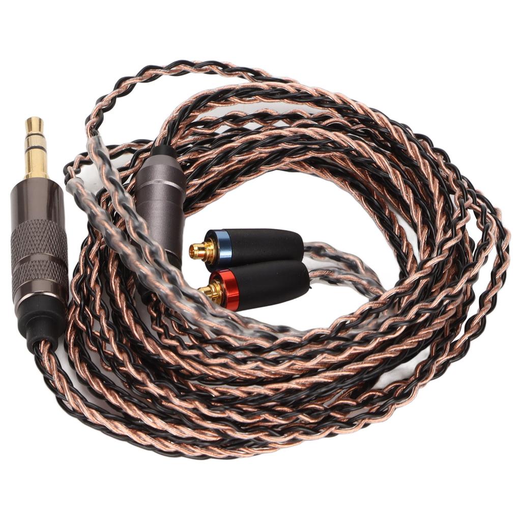 MMCX 3.5mm Earphone Cable OFC 8 Core Replacement Headphone Upgrade Cable for SE535 UE900 UE900s SE215 SE425 BGVP