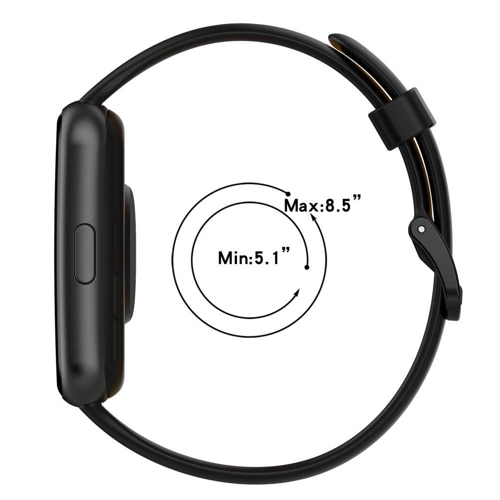 Ersatzbänder Kompatibel für HUAWEI Watch FIT2 Atmungsaktive Silikon-Armbänder Zweifarbig Verstellbare Smartwatch