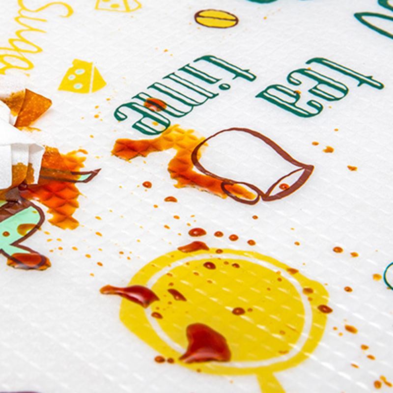 Printing Kitchen Table Mat Drawers Cabinet Shelf Cupboard Placemat Waterproof Oil Proof Shoes