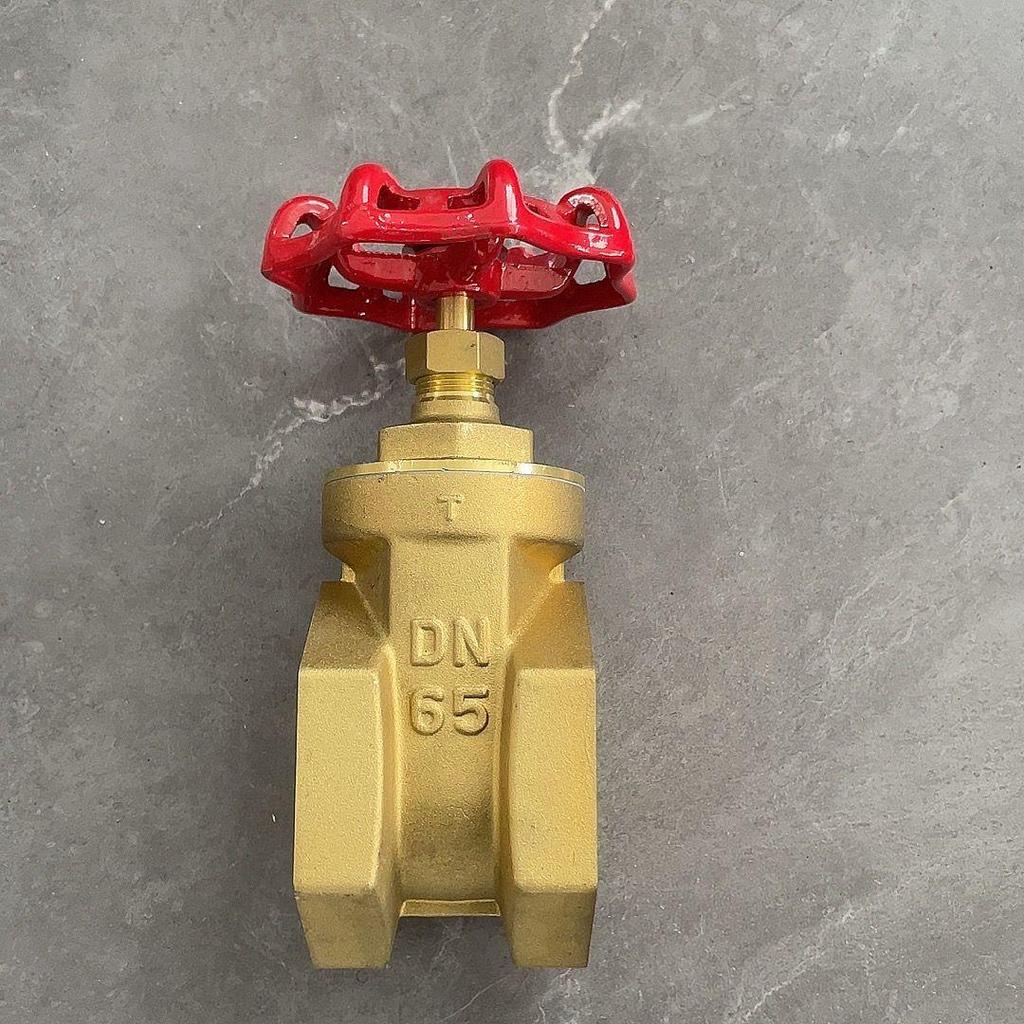 Brass Gate Valve for Water Meters with Thickened Silk Thread and PPR2 Double Hot Melt (4-6 Points)
