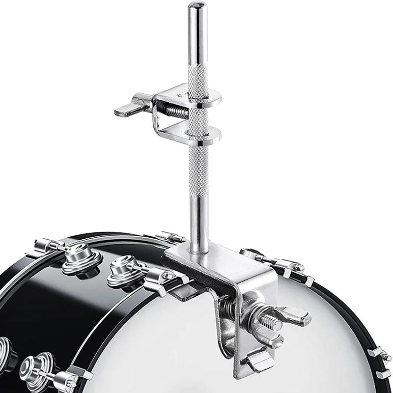 1Pc Drum Cowbell Holder Clamp Percussion Musical Instrument Support Clip Portable Professional Hardware Repairing Parts