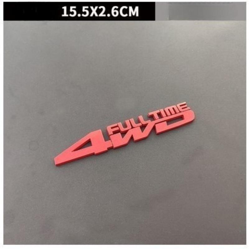 Автомобильная наклейка ВНЕДОРОЖНИК ПОЛНЫЙ ПРИВОД 4WD ПОЛНЫЙ ПРИВОД Логотип автомобиля, Наклейка на кузов, Наклейка Wrangler Compass красный