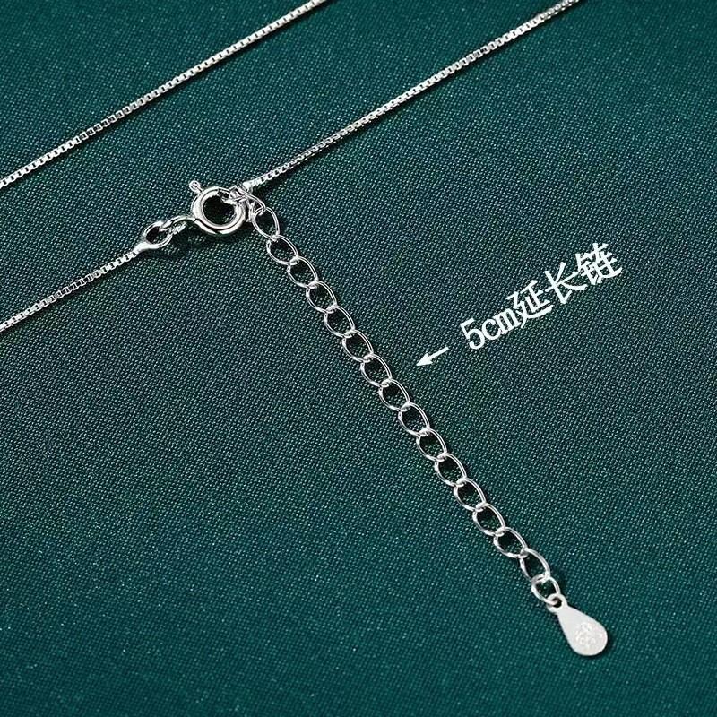 Necklace Women Men Minimalist Cross Chain No Pendant Neutral Style Vintage Collarbone