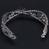 Starry Rhinestone Zircon Headband - Retro Bridal Crown Wedding Accessories