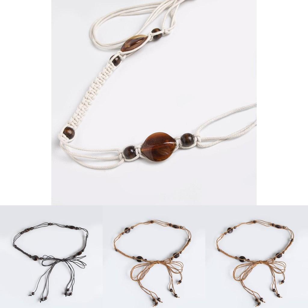 Bohemian Style Bead Decoration Women Casual Weaving Waist Chain For Women